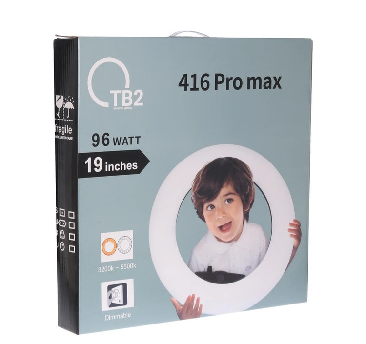 رینگ لایت حرفهای ۹۶ وات TB2 مدل JT-416 Pro max | نور استودیویی برای تولید محتوا