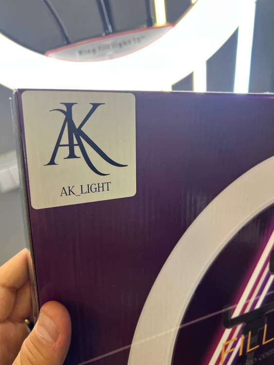 رینگ لایت AK96W به همراه پایه ۲ متری