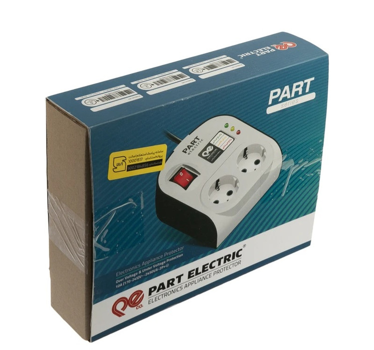 محافظ برق یخچال پارت الکتریک PE87۸۷ با کابل ۱.۸ متری