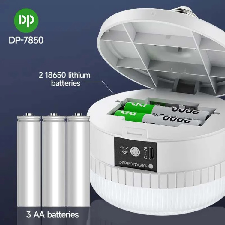 چراغ اضطراری دی پی مدل DP-7850 ظرفیت 100 وات