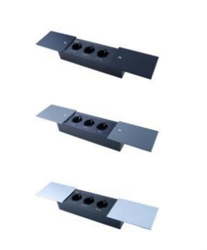 پریز کابینتی کشوئی توکار میلو کد 1035