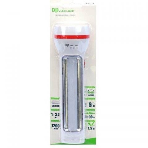 چراغ قوه دستی شارژی دی پی مدل DP- 9111