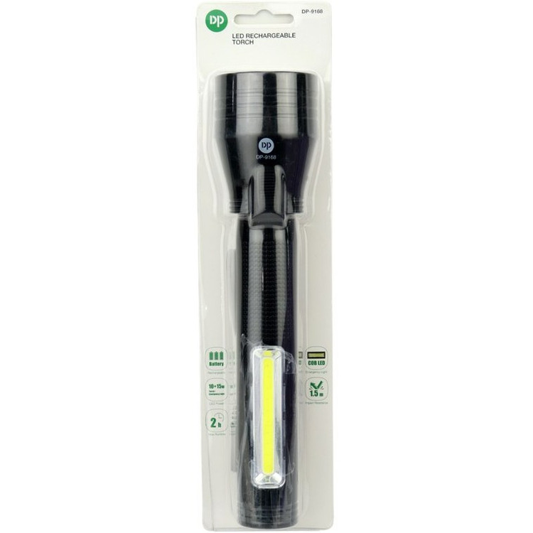 چراغ قوه دستی شارژی دی پی مدل DP- 9168