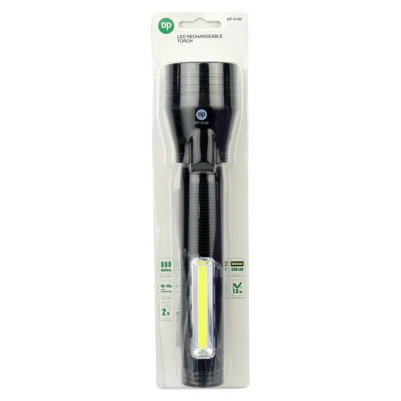 چراغ قوه دستی شارژی دی پی مدل DP- 9168