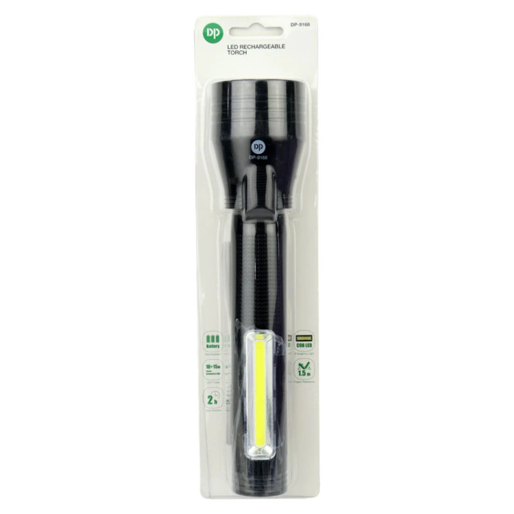 چراغ قوه دستی شارژی دی پی مدل DP- 9168