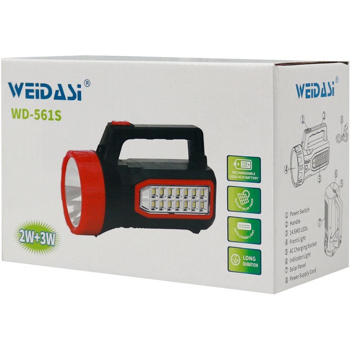چراغ قوه دستی ویداسی مدل WD-561