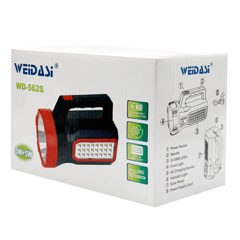 چراغ قوه دستی ویداسی مدل WD-562