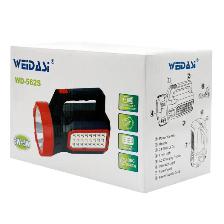 چراغ قوه دستی ویداسی مدل WD-562