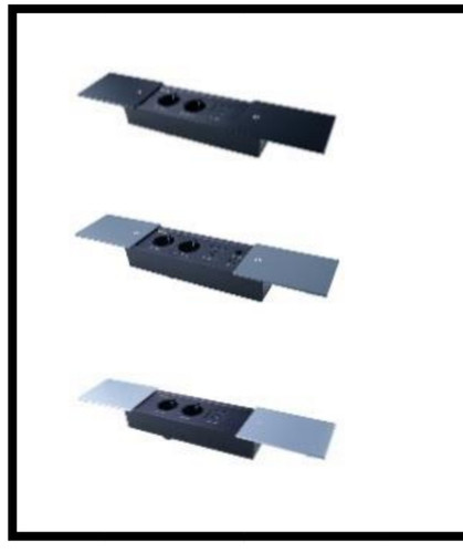 پریز کابینتی کشوئی توکار میلو کد 1036