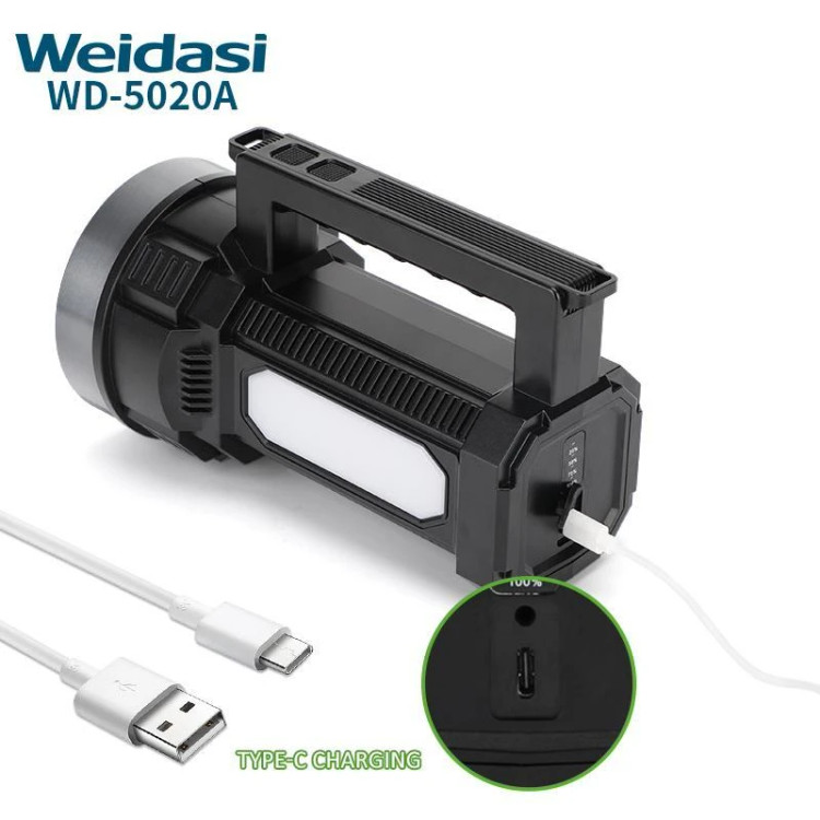 چراغ قوه شارژی ویداسی مدل WD-5020A