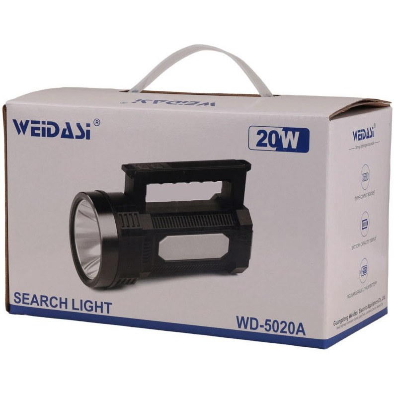 چراغ قوه شارژی ویداسی مدل WD-5020A