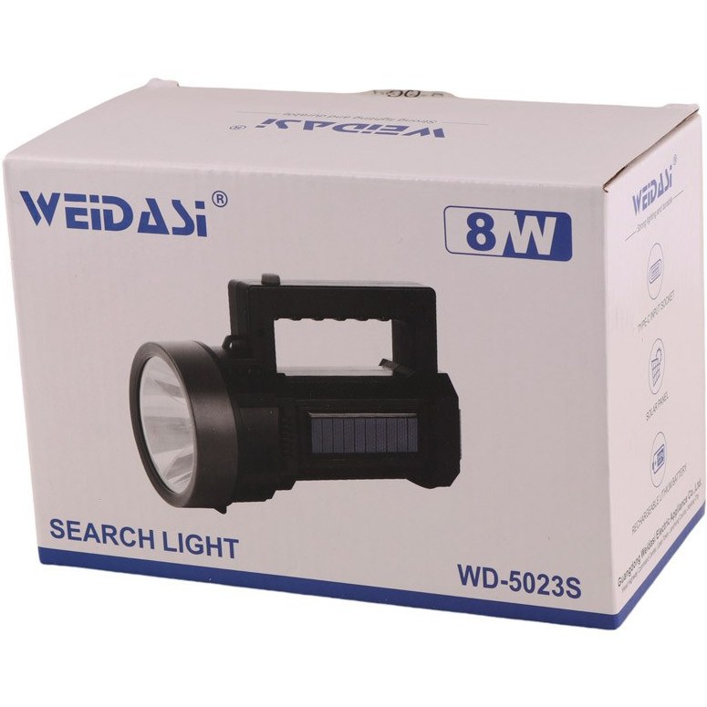 چراغ قوه شارژی ویداسی کد WD-5023