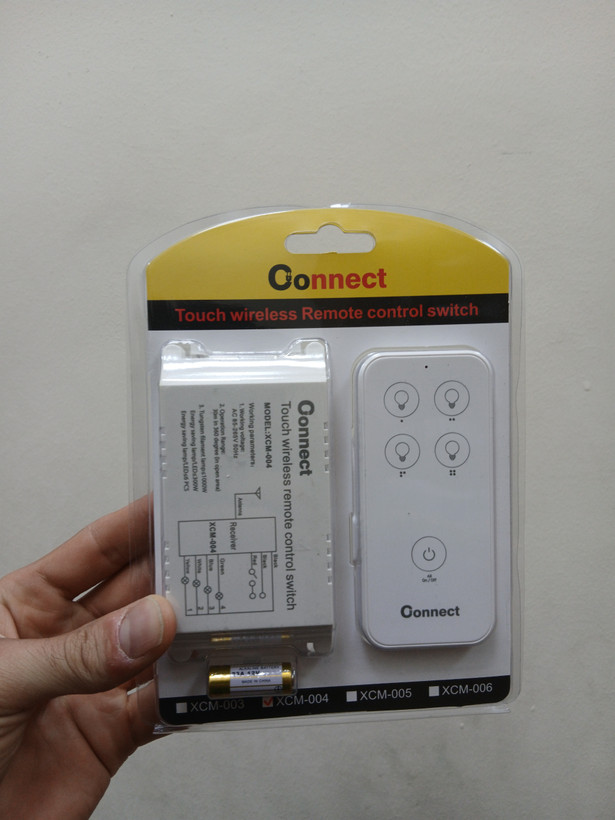 ریموت 4کانال لمسی کانکت مدل Xcm-004