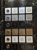 کلید و پریز آسیا الکتریک مدل یاقوت سفید طلایی